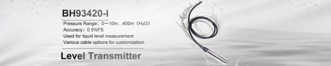 Transmissor de nível de líquido submersível de aço inoxidável Sensor de nível de combustível Transmissor de pressão OEM 9