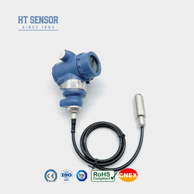 Sensor de nível de água de ecrã LCD LED 24VDC Transmissor de nível submersivel 1