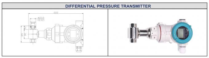 Sensor de transmissão de pressão diferencial de baixo alcance 4-20mA para indústria petroquímica 0