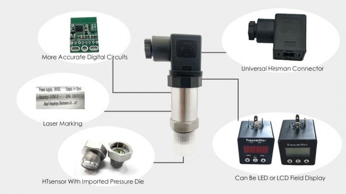 BPHT24-IX Sensor de pressão do diafragma de descarga OEM Sensor de pressão de líquido sanitário 1