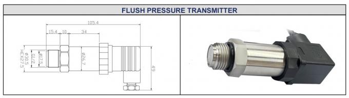 4-20mA 2 WIRE LCD displays the oil flush isolation film pressure transmitter