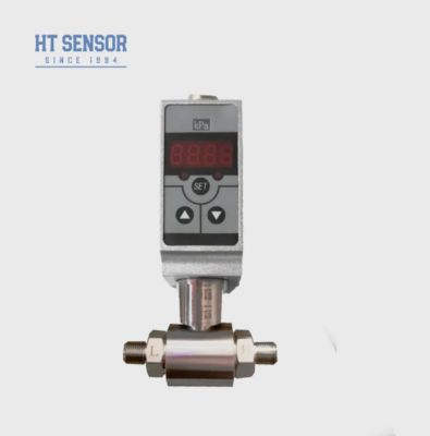 BPZK04D Sensor de pressão diferencial de exibição LED com interruptor de 2 pontos e faixa de 0-100 psi para aplicações industriais