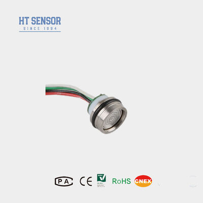 Sensor de pressão com filme de isolamento com óleo com compensação de temperatura Sensor de nível de 15 mm Sensor de pressão de silício